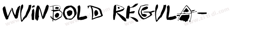 Wuinbold Regula字体转换